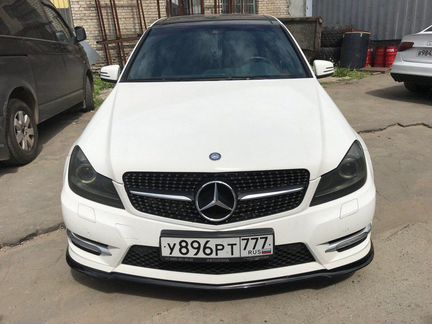 Сплиттер для Mercedes C W204 / Мерседес Ц В204