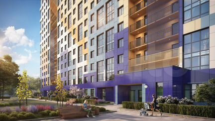 1-к квартира, 41.8 м², 2/25 эт.