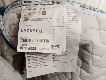 Покрыывало дивана икея Ликселе Lykseke