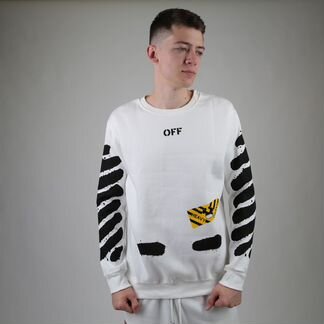 Свитшот Off-White mirror белый