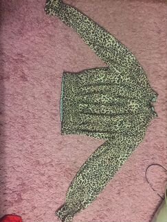 Леопардовая блузка