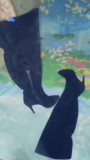 Итальянские сапоги ботфорты vero guoio