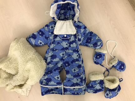 Комбинезон демисезонный (вставка зима) 80р