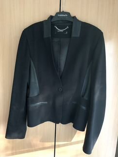 Чёрный пиджак Karen Millen, с нюансом, р44