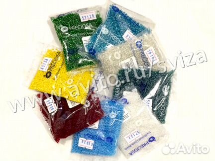 Бисер производства Чехии в пакетах по 5 или 50 г