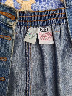 Юбка джинсовая для девочки 5-6 лет