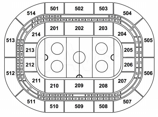 Цска арена хоккей схема секторов с местами