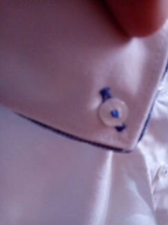 Рубашка белая подростковая новпя 39 170-176