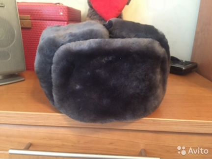 Шапка -ушанка офицерская