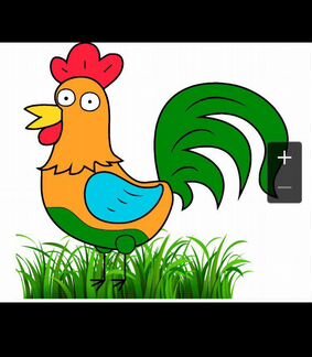 Макет Синий трактор для фотозоны