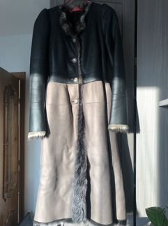 Дизайнерская натуральная дубленка