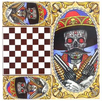 Набор подарочный шашки нарды