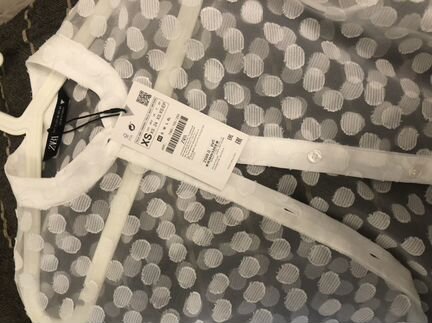 Топ из органзы Zara