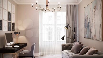 3-к квартира, 107.4 м², 13/35 эт.