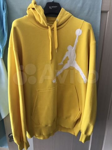 yellow air jordan hoodie