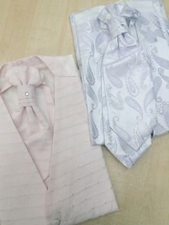 Жилет галстук платок