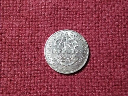 South Africa монета 1 Флорин 1923 г (XF) Silver