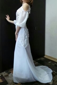 Новое свадебное платье с бирками