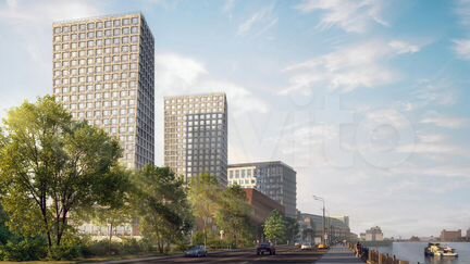 1-к апартаменты, 36.8 м², 13/24 эт.