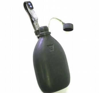 Военная фляга ремень кожа защелка крышка