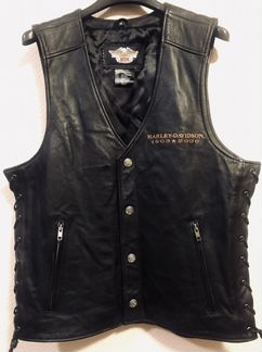 Жилет “Harley-Devidson”(кожа,оригинал,новый)