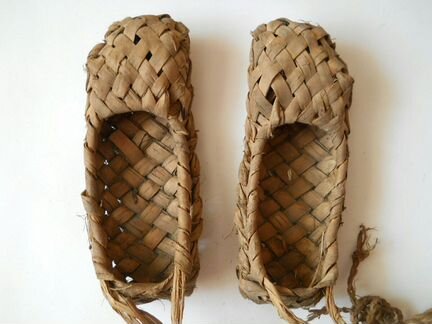 Лапти старинные, размер 41-42