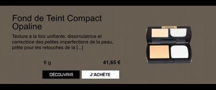 Компактный тональный крем Stendhal Paris, твёрдый