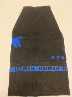 Шапка с черепом, с принтом