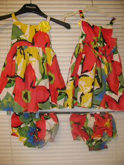 Нарядные платья из США двойняшкам, близнецам