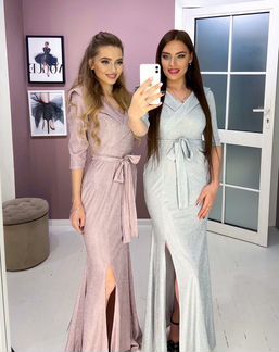 Вечерние платья в пол на Новый год до 54