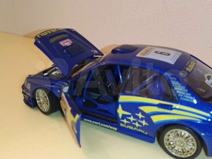 Subaru Impreza WRX масштабная модель 1:24 Cararama