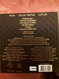 M.Micallef Mon parfum gold 100ml