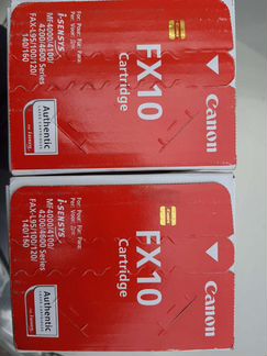 Два картриджа Canon FX10