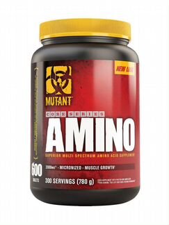 Аминокислоты/Протеин Mutant Tablets 1300 mg х 600