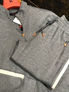 Hermes спортивный костюм серый