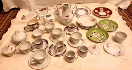 Посуда СССР разная много