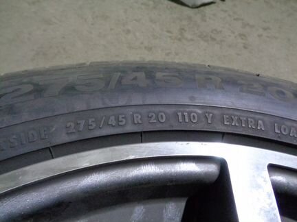 20 литье Порш 275 45 20 Continental SportContact 5