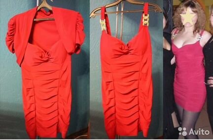 Коктейльное платье с болеро в идеальном состоянии