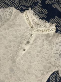 Блузка белая для девочек