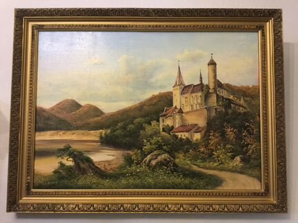 Картина. Холст Маслом. Головин 1996г. 90*60
