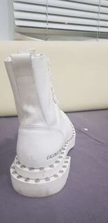 Женские ботинки calvin klein jeans nannie, белый