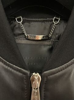 Кожаная куртка philipp plein оригинал