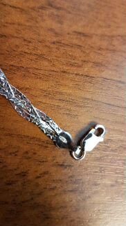 Серебряный браслет новый