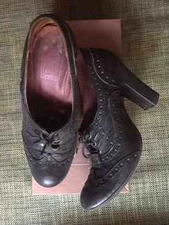 Ботильоны кожаные