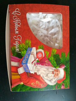 Коробка для новогоднего подарка