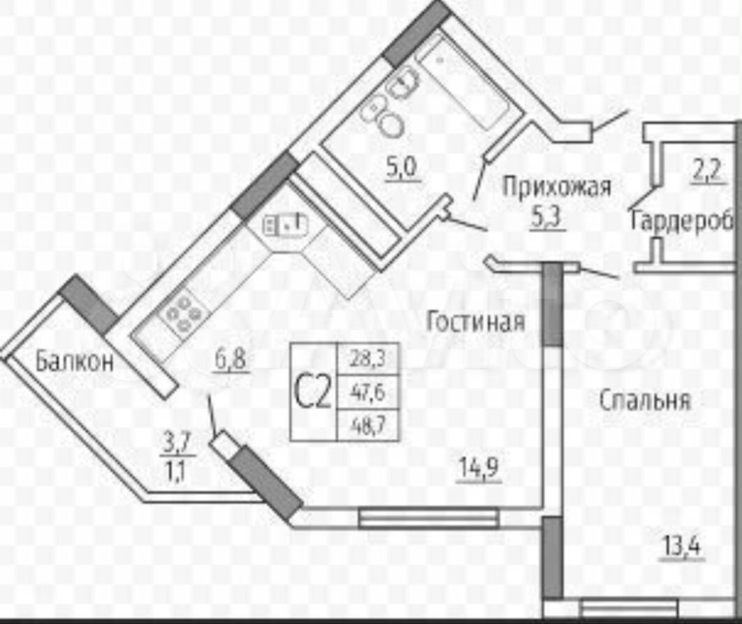 Воронеж авито квартиры карта