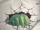 Наклейка 3D Халк Hulk