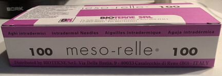 Иглы для мезотерапии meso-relle 30G 0.3 х 25 mm