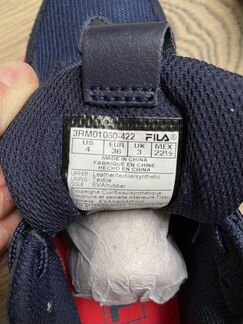 Детские кроссовки fila