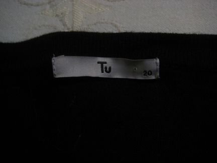 Красивое трикотажное платье TU Англия р.52 вискоза